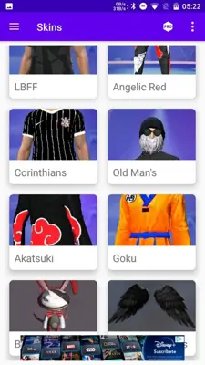 Skins for FF - New skins to play! android App screenshot 1